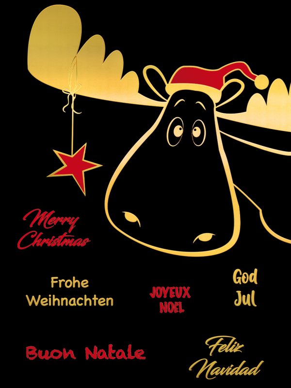Kartenmotiv aus der Rubrik Weihnachten-Creativ Kl. 12