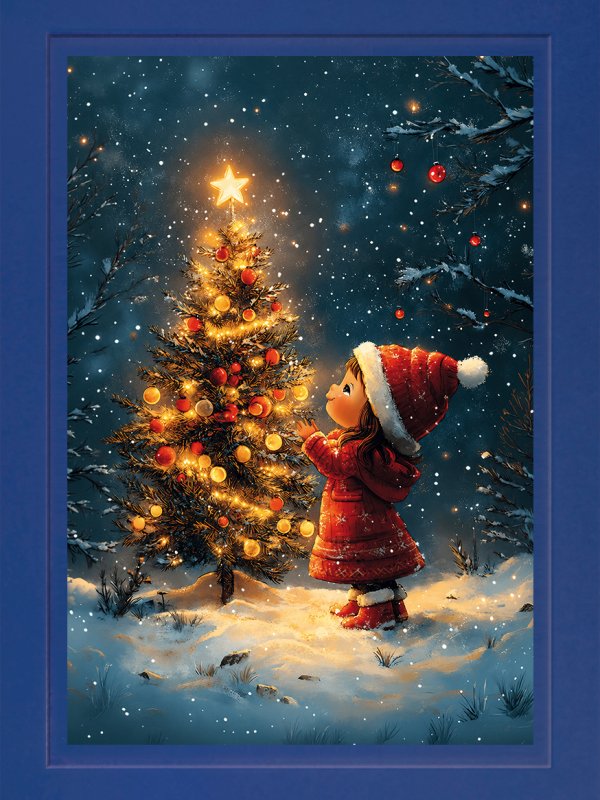 Kartenmotiv aus der Rubrik Weihnachten-Creativ Kl. 13